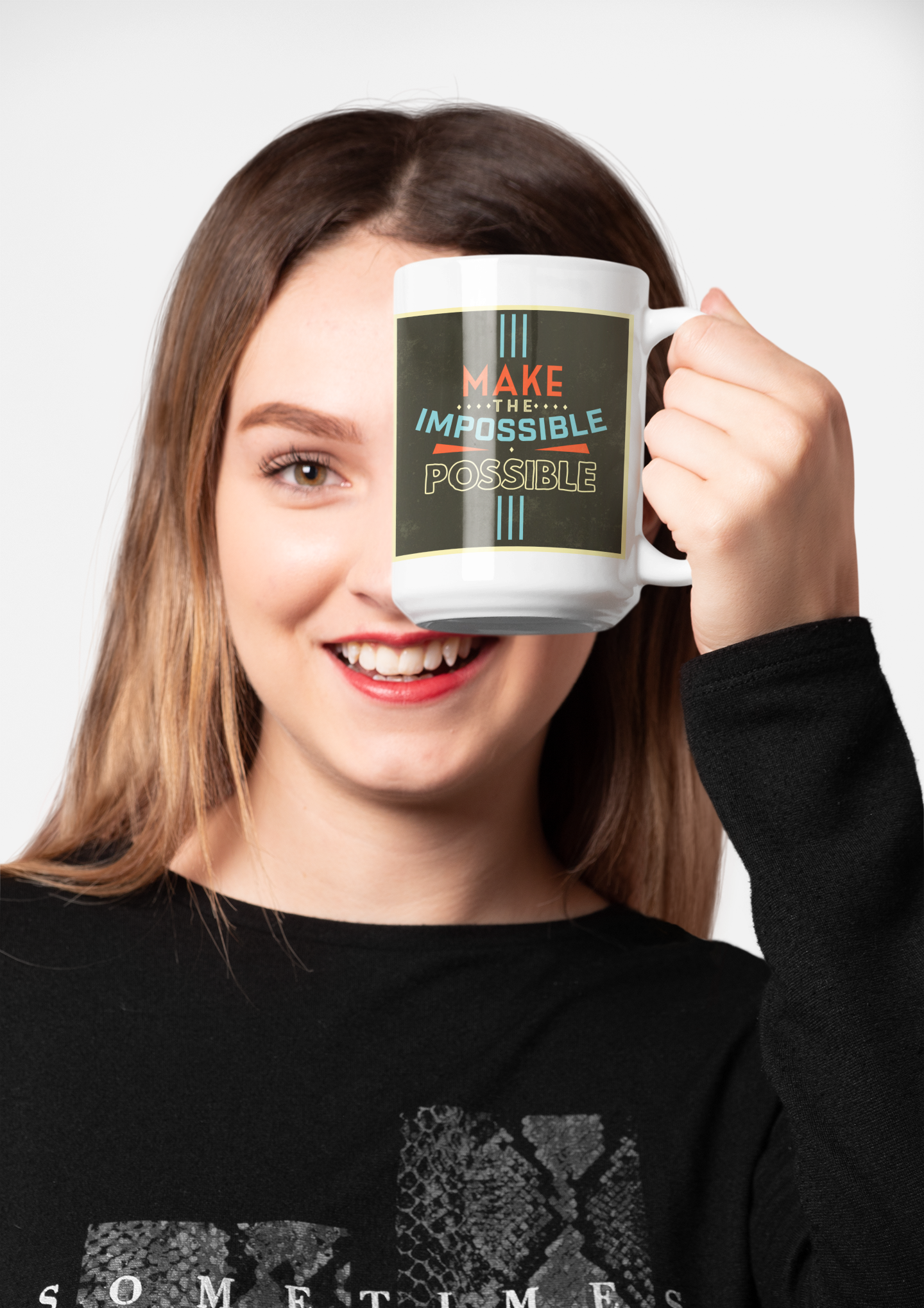 Make the impossible possible mug